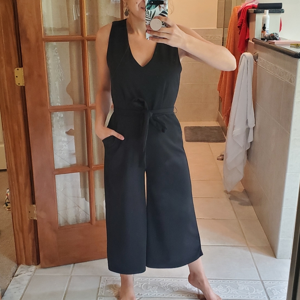 Wide leg jumpsuit